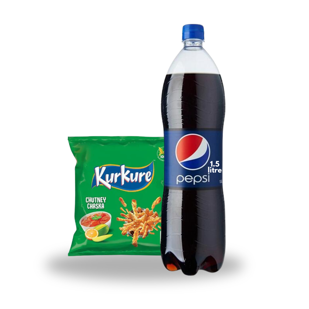 Refreshing Combo Deal Pepsi 1.5L + Kurkure Snack Pack
