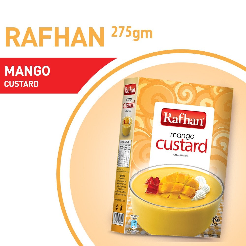 Rafhan Mango Custard Powder 270g
