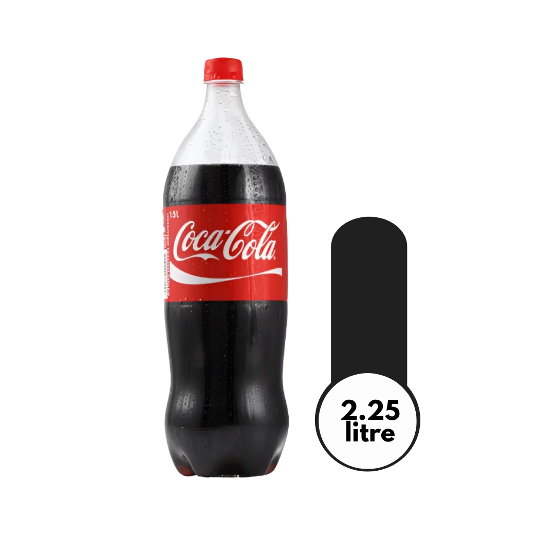 Coca-Cola Original Taste Soft Drink – 2.25L Bottle