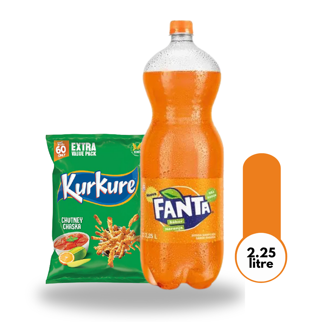 Snack Combo Family Pack – Kurkure + Fanta 2.5L – Fast Delivery in Gilgit