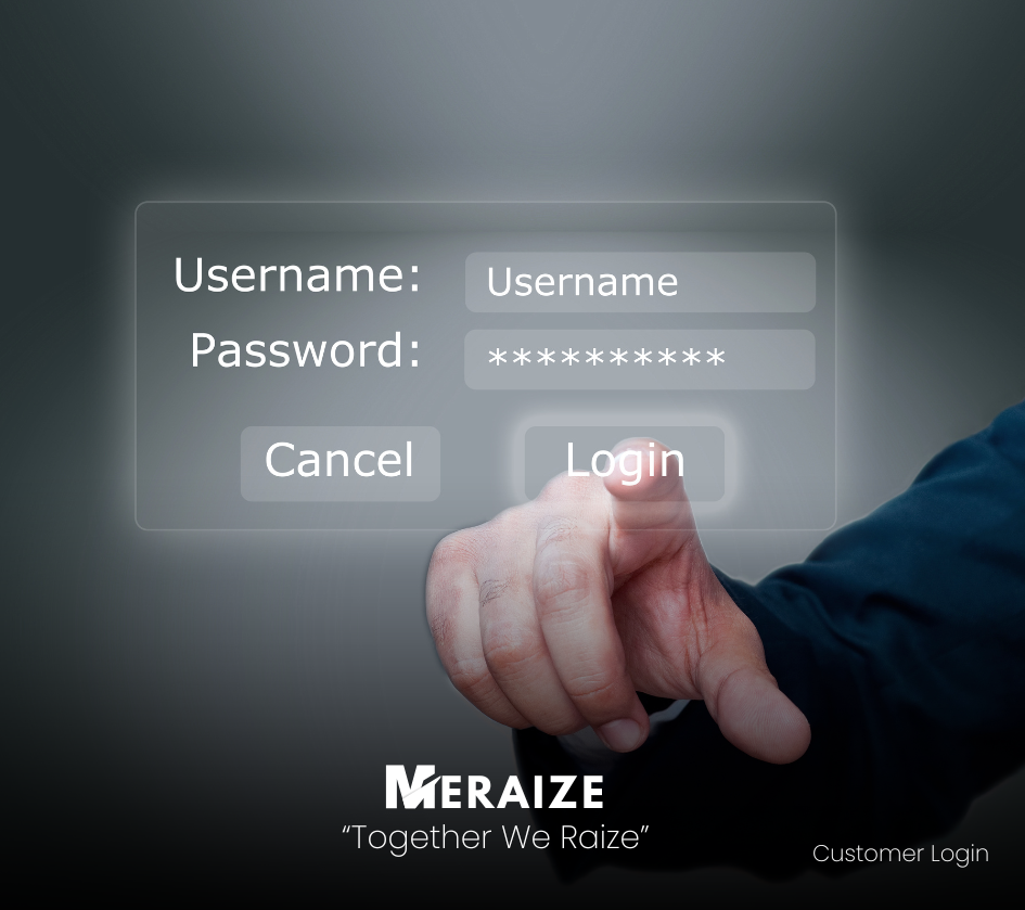 Customer Login page Image