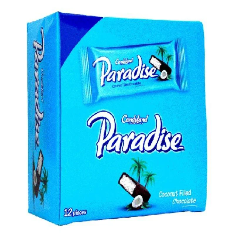 Candyland Paradise – Coconut Filled Chocolate Bar | 12 pieces